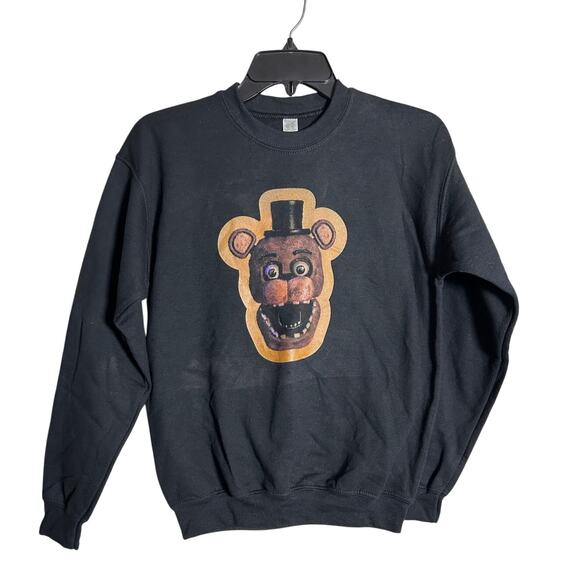 FIVE NIGHTS AT FREDDY'S New Black LS Graphic Sweatshirt Size Youth L - Picture 2 of 5